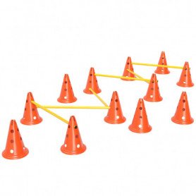 Hundagility Set – 6-delat Träningskit med Justerbara Hinder & Bärväska