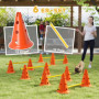 Hundagility Set – 6-delat Träningskit med Justerbara Hinder & Bärväska