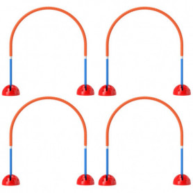 Hundagility Träningsset – 4 Justerbara Hinder med Bärväska & Fyllba...