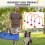 Hundagility Träningsset – 4 Justerbara Hinder med Bärväska & Fyllbara Baser