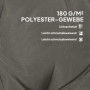 Dyna för Solstol 4 st 108 x 50 x 5 cm, Ljusgrå