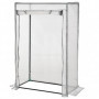 Växthus Transparent 100 x 50 x 150 cm Vit