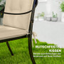 Dyna för Solstol 4 st 108 x 50 x 5 cm, Beige