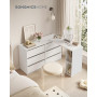 Flexibelt Sminkbord / Skrivbord med Byrå – Verktygsfri Montering, R...