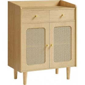 Boho Skänk med Förvaring – Massiva träben, Rotting Detaljer