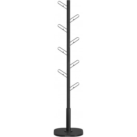 Tamburmajor i Trädform med 16 Krokar 176 cm Svart
