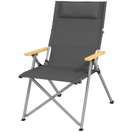 Campingstol - Trädgårdstol med Bärväska 74 x 59,5 x 98 cm, Grå