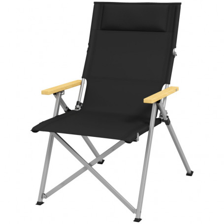 Campingstol - Trädgårdstol med Bärväska 74 x 59,5 x 98 cm, Svart