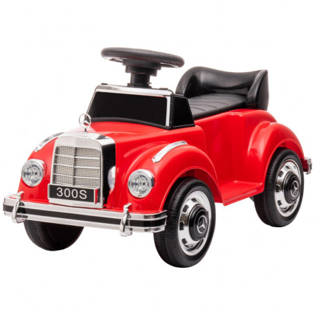 Gåbil Mercedes Benz 300 S Vintage Design Röd