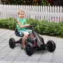 GoKart Trampbil För Barn 3-8 år Svart 100 x 58 x 59 cm