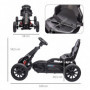 GoKart Trampbil För Barn 3-8 år Svart 100 x 58 x 59 cm
