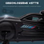 GoKart Trampbil För Barn 3-8 år Svart 100 x 58 x 59 cm