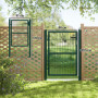 Trädgårdsgrind Dörr i Stål med Handtag, Lås och 3 Nycklar 97 x 170 ...