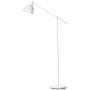 Golvlampa Retro Flexibel Arm 30 x 30 x 131 cm Vit