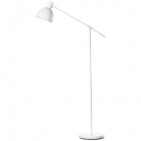 Golvlampa Retro Flexibel Arm 30 x 30 x 131 cm Vit