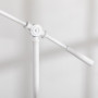 Golvlampa Retro Flexibel Arm 30 x 30 x 131 cm Vit