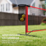 Pickleball Set med nät, stativ, bollar