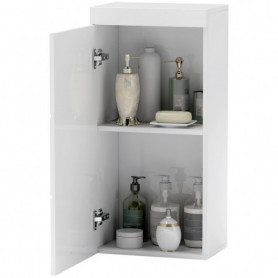 Väggskåp för Badrum Vit 37,2 x 24,5 x 76,8 cm