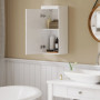 Väggskåp för Badrum Vit 37,2 x 24,5 x 76,8 cm