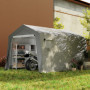 Trädgårdsbod - Pop-up Garage - Verktygstält 300 x 447 x 255 cm, ljusgrå