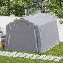 Trädgårdsbod - Pop-up Garage - Verktygstält 300 x 447 x 255 cm, ljusgrå
