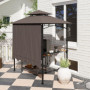 Grill Paviljong med Hyllor Flamskyddad 242 x 149 x 248 cm