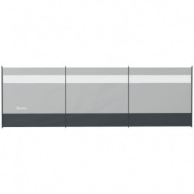 Vindskydd med Bärväska 440 x 140 cm, grå