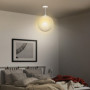 Smart 3D Mån-formad Taklampa med App styrning & RGB-ljus – Ø30 cm