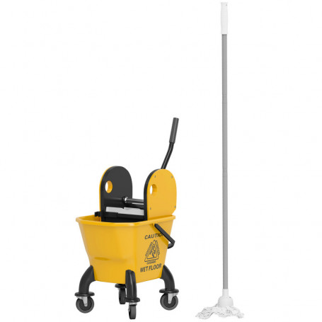 Svabbvagn med Moppress 26 L Gul