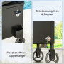 Kylbox med Hjul 76 Liters Svart 87 x 46 x 120 cm