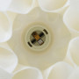 3D-Printad LED Bordslampa med Blomdesign och E27-sockel – 16,5 x 16,5 x 28 cm