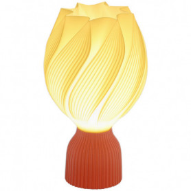 3D-Printad LED Bordslampa med Blomdesign och E27-sockel – 16,5 x 16...