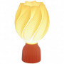 3D-Printad LED Bordslampa med Blomdesign och E27-sockel – 16,5 x 16,5 x 28 cm