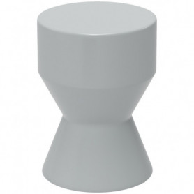 Keramisk Trädgårdspall med Timglasform Grå – Ø33 x 45,5 cm