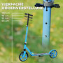Justerbar Hopfällbar Sparkcykel för Barn 200 mm hjul, max 100 kg