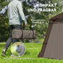 Uppblåsbart Campingtält med Luftpump och Bärväska