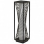 Solcell Golvlampa Rotting Spiral 25 LED IP44 Svart Grå