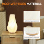 Smart 3D LED Bordslampa med App- och Röststyrning – Musik- & Scenläge, 20 x 20 x 34,5 cm
