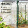 Kompakt Växthus 128 x 70 cm – Med Rullöppning & Förstärkt Stålram för Små Odlingar