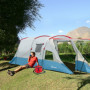Campingtält för 6-8 personer två rum 510 x 240 x 180 cm