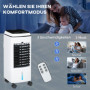Portabel 3-i-1 Luftkylare med Fjärrkontroll och Luftfuktare – 4L, T...