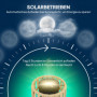 Solcellsdriven Golvlampa med 3 Hängande Rotting Lyktor – IP44, 178 cm
