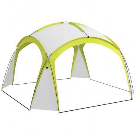 Campingtält Trädgårdstält Solskydd Väderbeständig 3,5 x 3,5 x 2,3 m Grön
