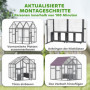 Walk-in Hönsgård med Nät För 6–8 Höns, Takskydd & Holkar – 3,07 m²