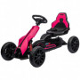 GoKart Trampbil För Barn 3-8 år Rosa 100 x 58 x 59 cm