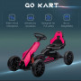 GoKart Trampbil För Barn 3-8 år Rosa 100 x 58 x 59 cm