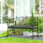 Bänkdyna för Utomhusbruk – Quiltad Design & Mjuk Komfort, 100 x 40 cm