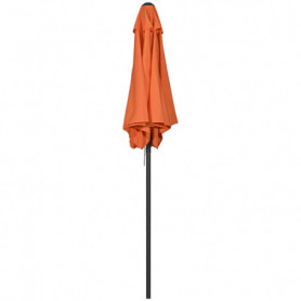 Parasoll Ø196 cm Hopfällbar Orange