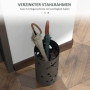 Paraplyställ Dekorativ Design Metall Ø17 x 41 cm, grå