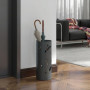 Paraplyställ Dekorativ Design Metall Ø17 x 41 cm, grå